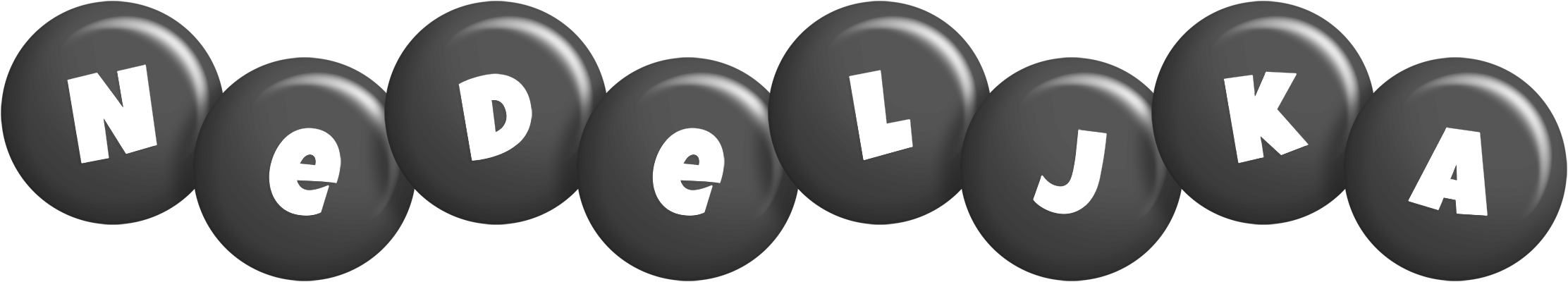 Nedeljka candy-black logo