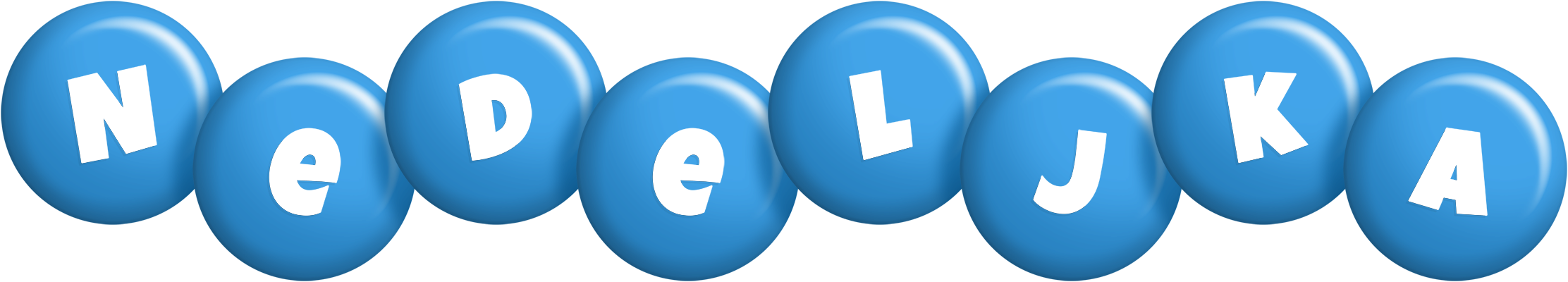 Nedeljka candy-blue logo
