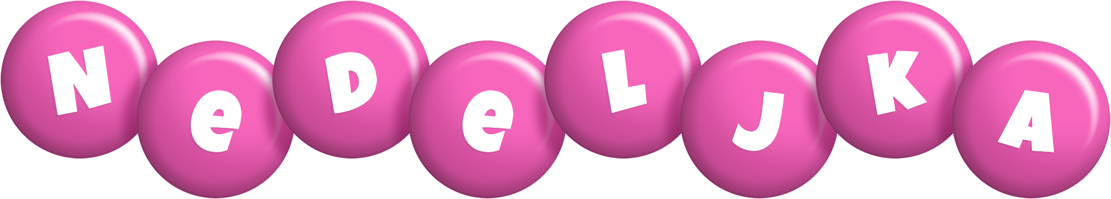 Nedeljka candy-pink logo