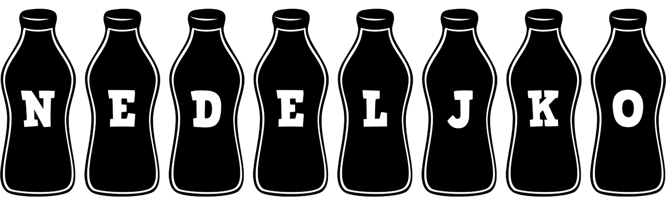Nedeljko bottle logo