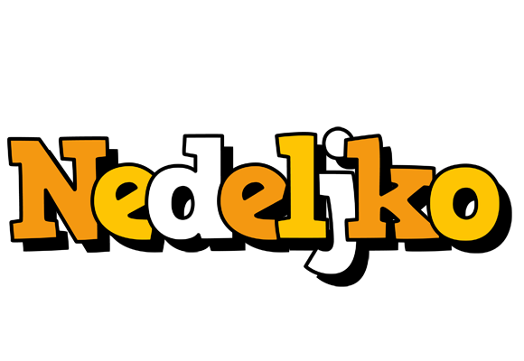 Nedeljko cartoon logo