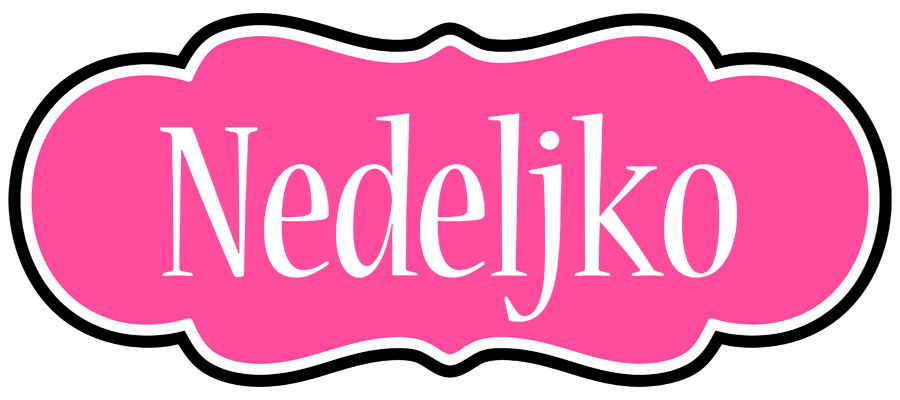 Nedeljko invitation logo