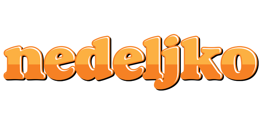 Nedeljko orange logo