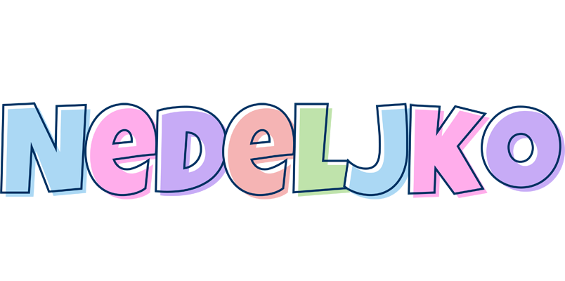 Nedeljko pastel logo