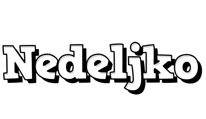 Nedeljko snowing logo