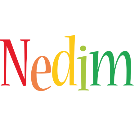 Nedim birthday logo