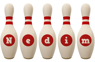 Nedim bowling-pin logo