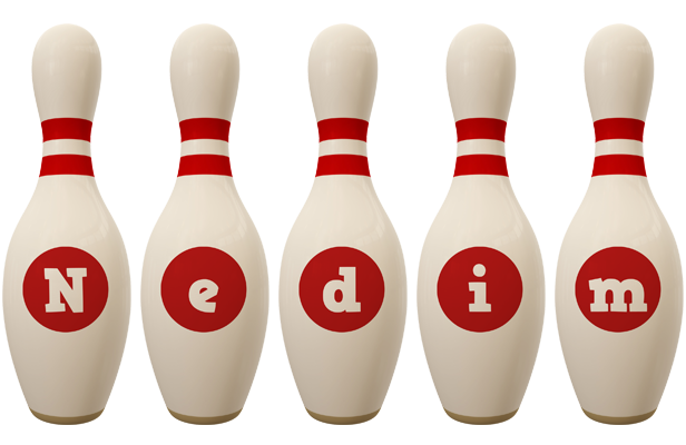 Nedim bowling-pin logo