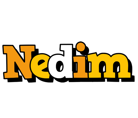 Nedim cartoon logo