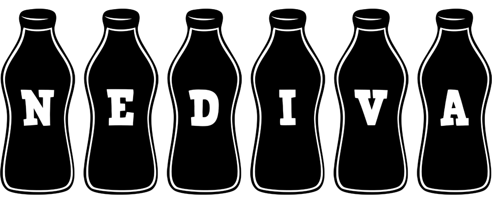 Nediva bottle logo