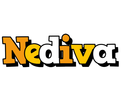Nediva cartoon logo