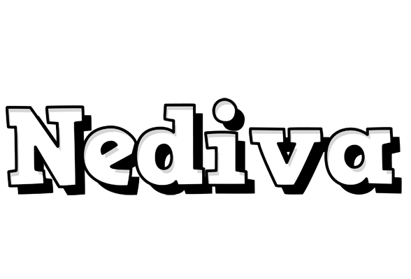 Nediva snowing logo