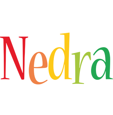 Nedra birthday logo