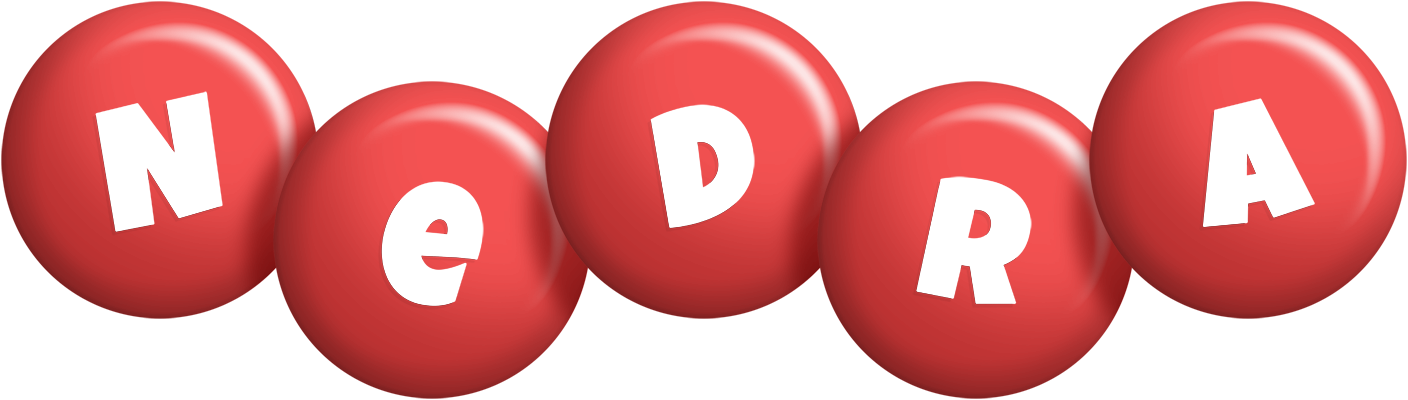 Nedra candy-red logo