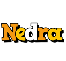 Nedra cartoon logo