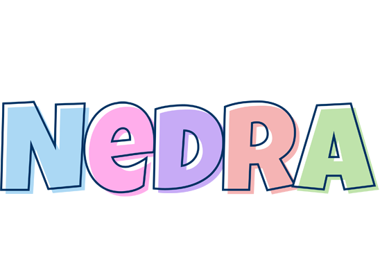 Nedra pastel logo