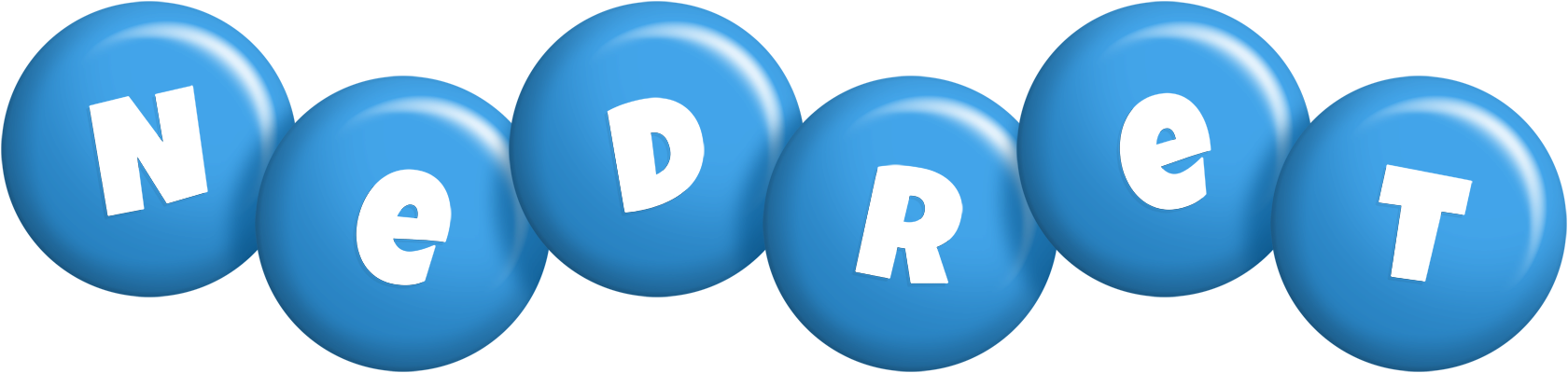 Nedret candy-blue logo