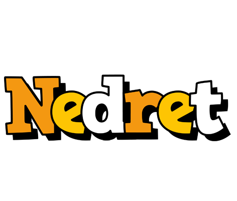 Nedret cartoon logo