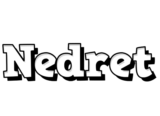 Nedret snowing logo