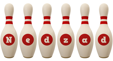 Nedzad bowling-pin logo