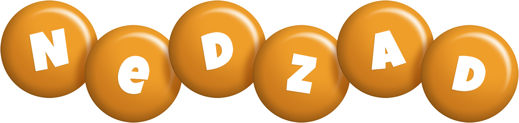 Nedzad candy-orange logo
