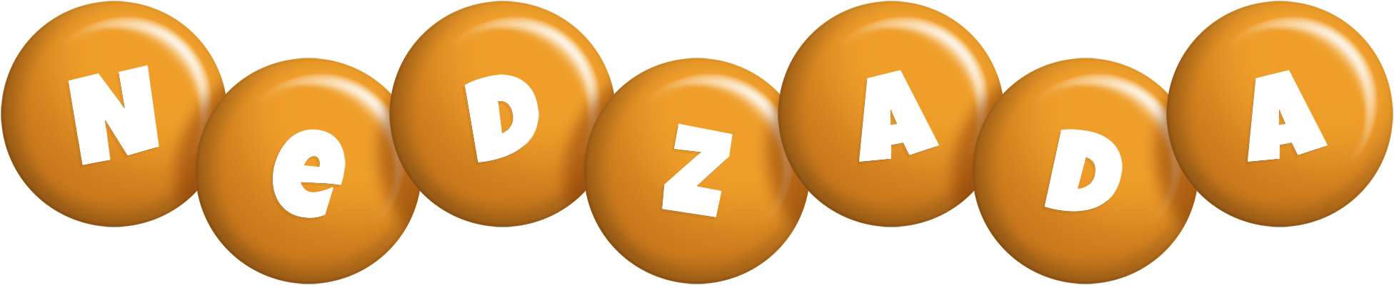 Nedzada candy-orange logo