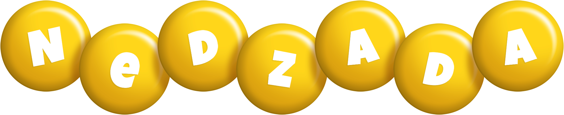 Nedzada candy-yellow logo