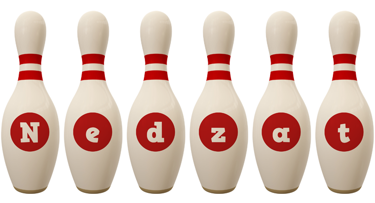 Nedzat bowling-pin logo