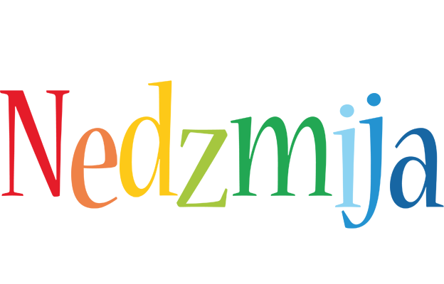 Nedzmija birthday logo