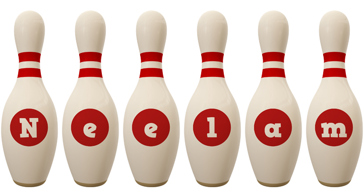 Neelam bowling-pin logo