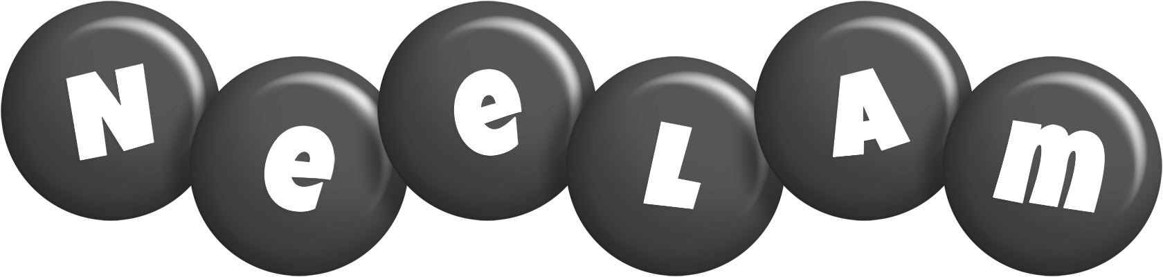 Neelam candy-black logo