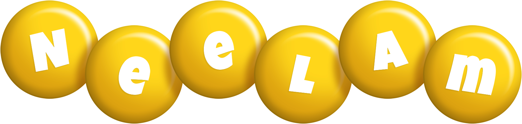Neelam candy-yellow logo