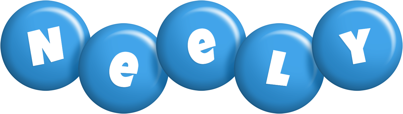 Neely candy-blue logo