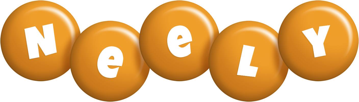 Neely candy-orange logo