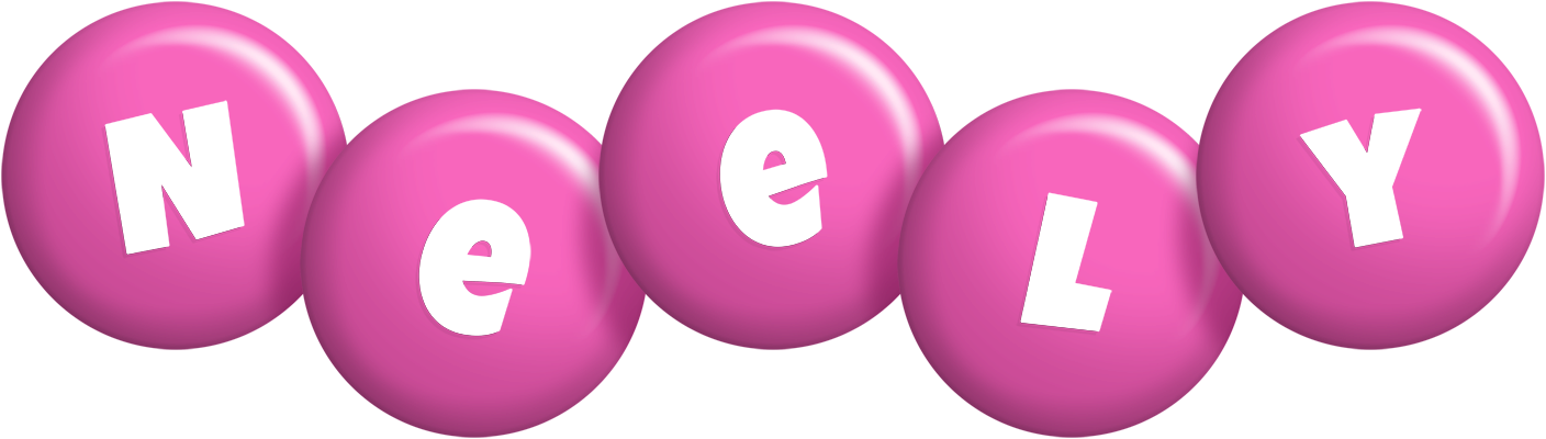 Neely candy-pink logo