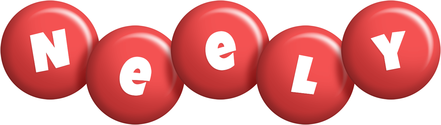 Neely candy-red logo