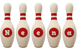 Neena bowling-pin logo