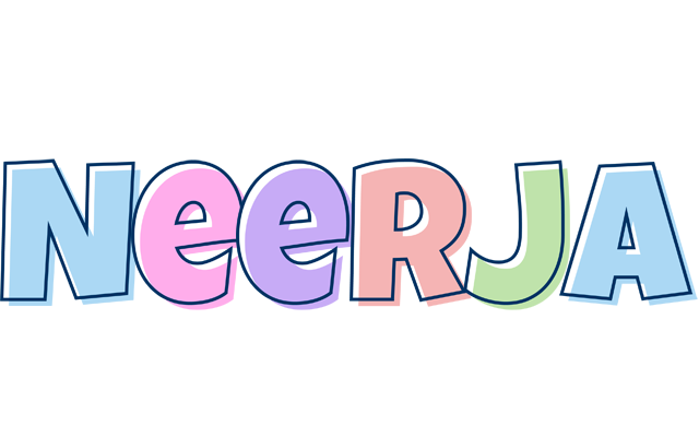Neerja pastel logo