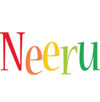 Neeru birthday logo