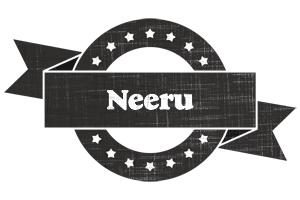 Neeru grunge logo