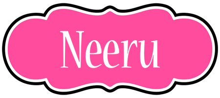 Neeru invitation logo