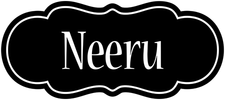 Neeru welcome logo