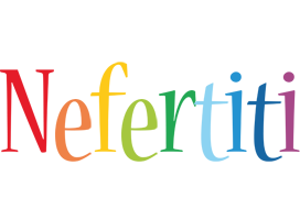 Nefertiti birthday logo