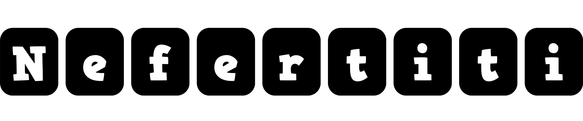 Nefertiti box logo