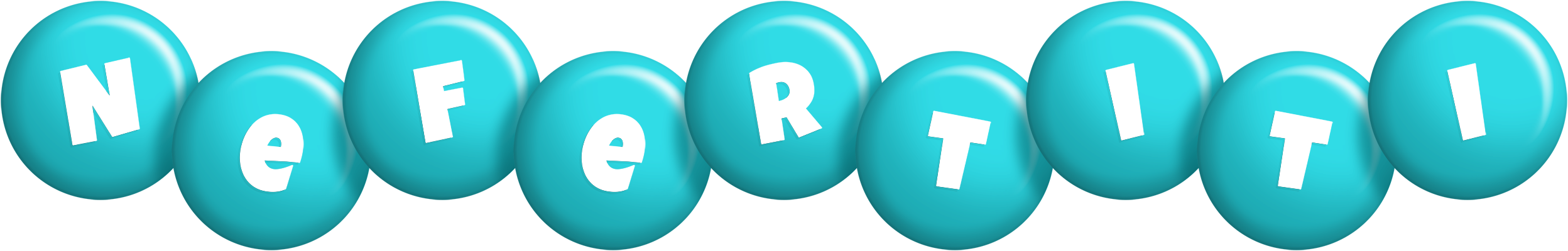 Nefertiti candy-azur logo