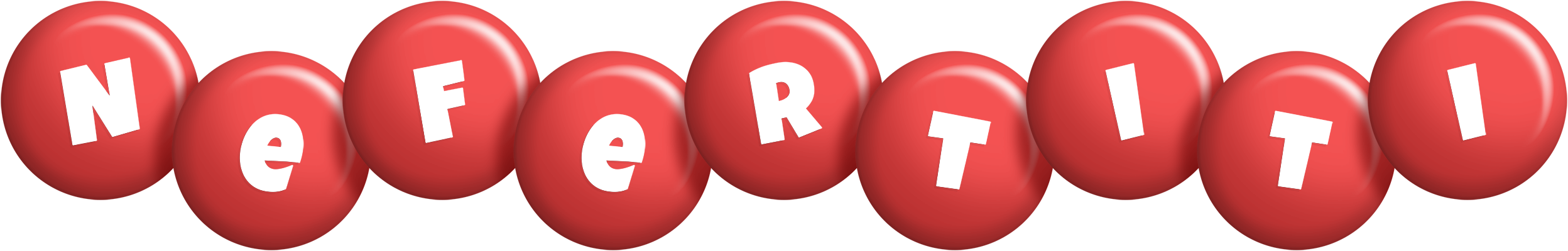 Nefertiti candy-red logo