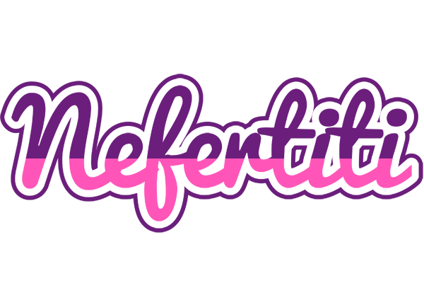 Nefertiti cheerful logo