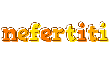 Nefertiti desert logo