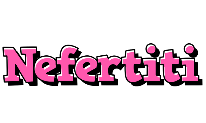 Nefertiti girlish logo