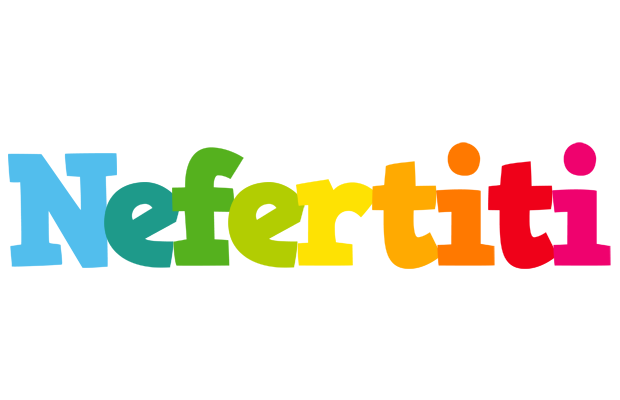 Nefertiti rainbows logo